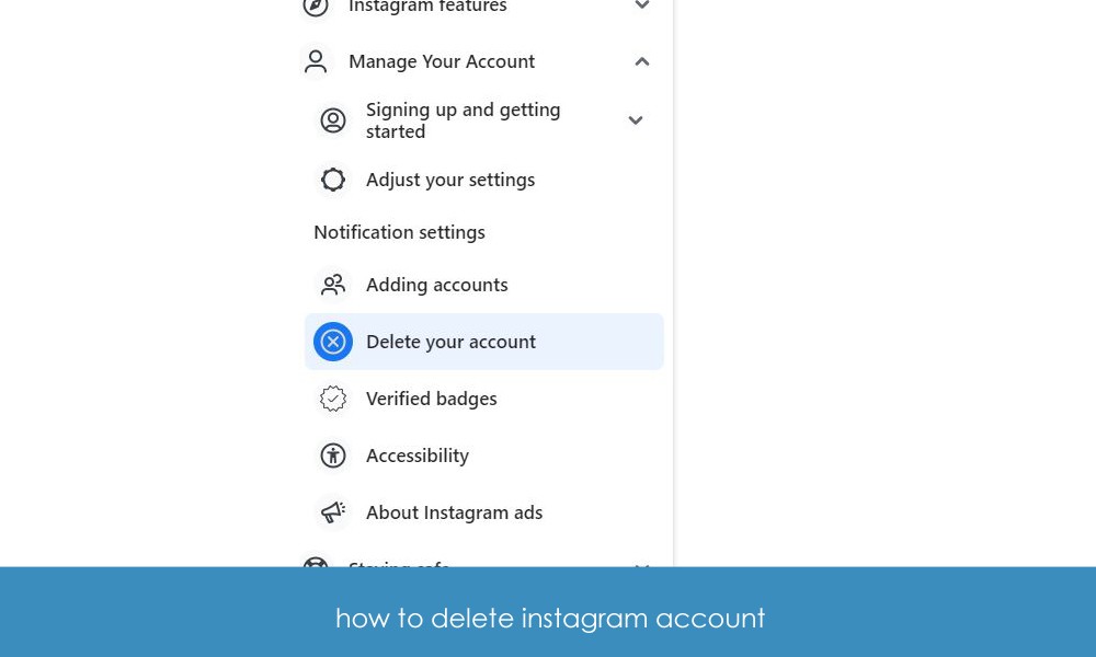 How to Delete an Instagram account